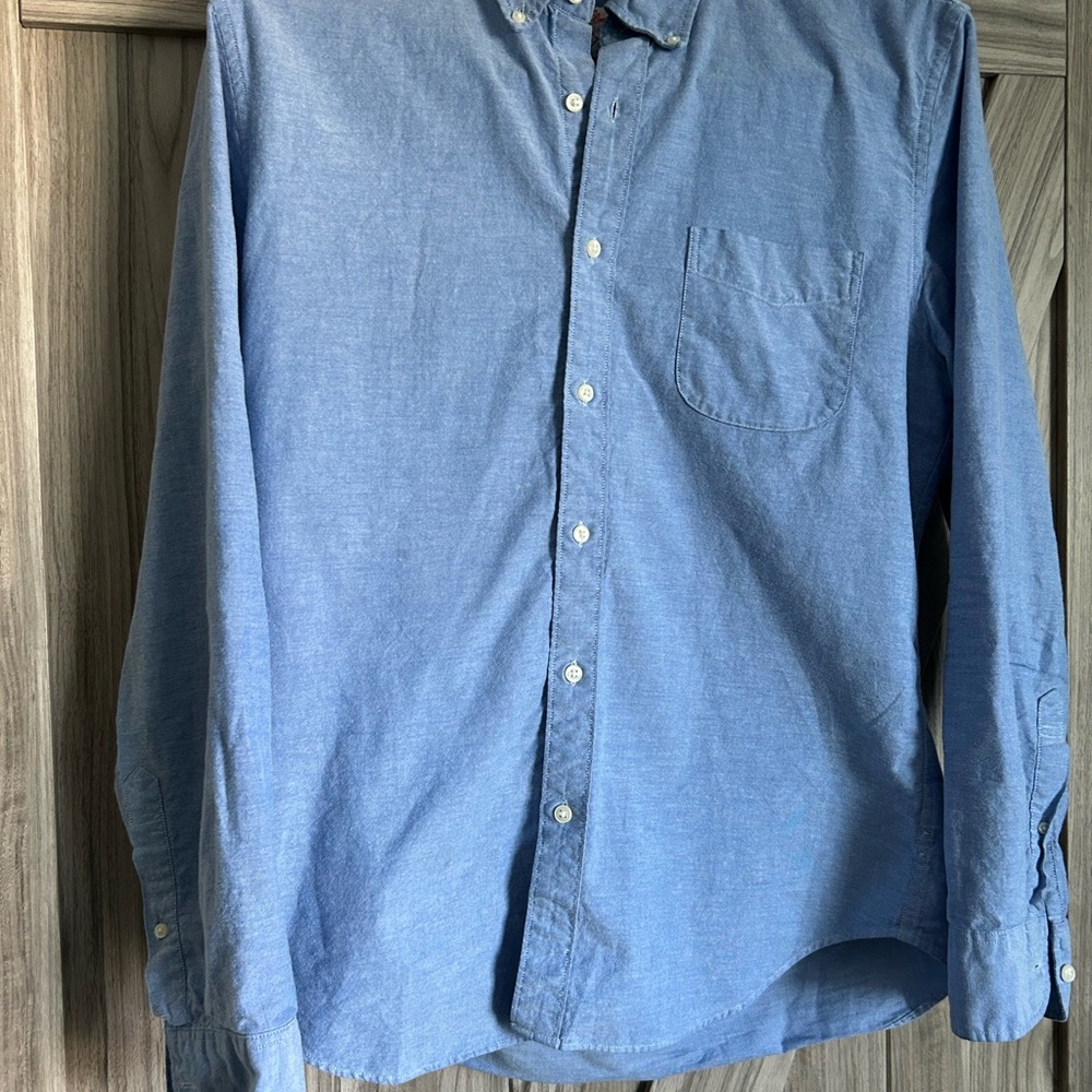 J. Crew Blue Oxford Button Down Shirt - Slim fit